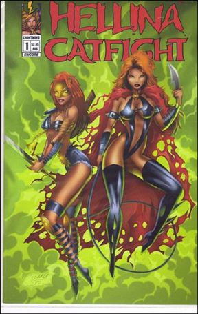 Hellina/Catfight issue 1-F Encore Edition - Green Sky Standard Cover