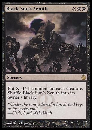 Magic the Gathering: Mirrodin Besieged (Base Set) card 39 Black Sun's Zenith