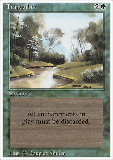 Magic the Gathering: Revised (Base Set) card 221 Tranquility