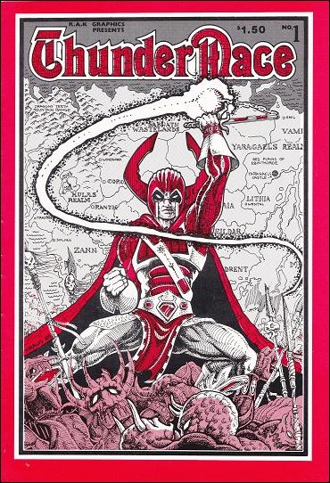 ThunderMace Comics issue 1-B Red and White Cover