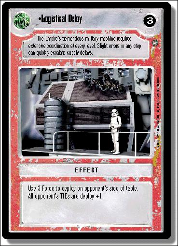 Star Wars: A New Hope Limited (Base Set) card 113 Logistical Delay