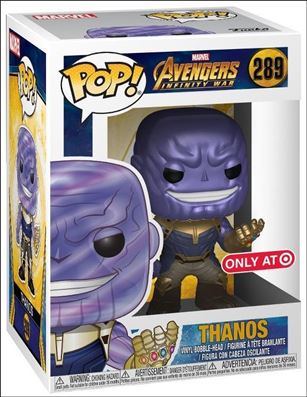 POP! Marvel figure 289-H Thanos (Metallic)