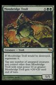 Magic the Gathering: Shadowmoor (Base Set) card 123 Mossbridge Troll
