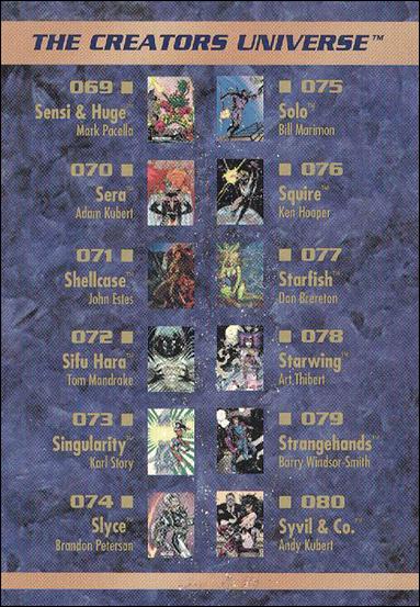 Creators Universe (Checklist Cards Subset) card CL4 Checklist 4
