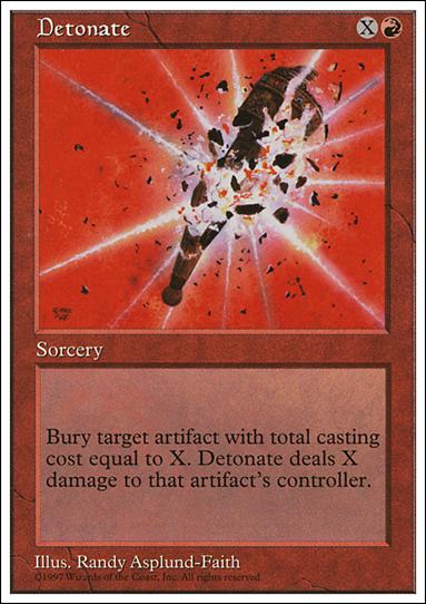 Magic the Gathering: 5th Edition (Base Set) card 219 Detonate