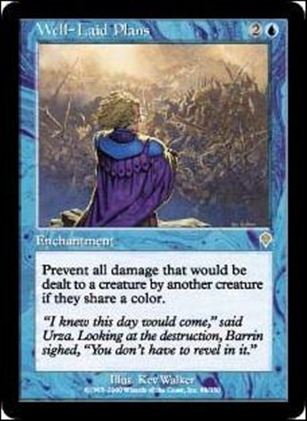 Magic the Gathering: Invasion (Base Set) card 88 Well-laid Plans