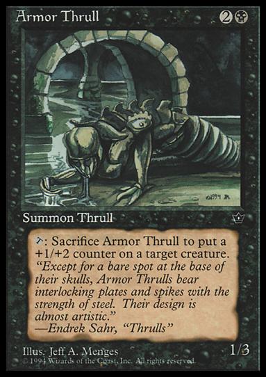 Magic the Gathering: Fallen Empires (Base Set) card 33 Armor Thrull