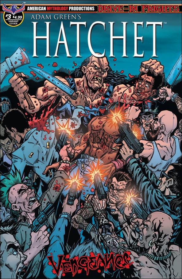 Hatchet: Vengeance issue 3-B Puis Calzada Cover