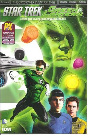 Star Trek/Green Lantern (2015) issue 1-OM Joe Corroney SDCC / Previews 