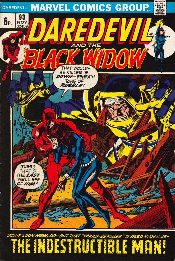 Daredevil (1964) issue 93-B UK Price Cover