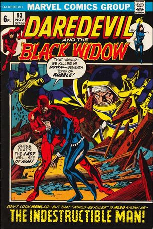 Daredevil (1964) issue 93-B UK Price Cover