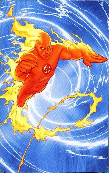 Marvel Universe: Series 1 (Promo) card 007 Human Torch