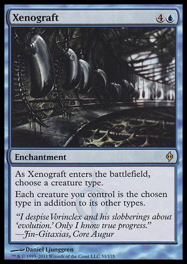 Magic the Gathering: New Phyrexia card 51 Xenograft