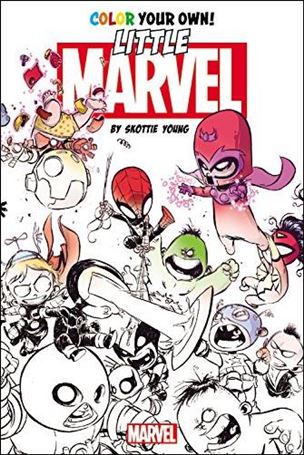 Color Your Own Young Marvel by Skottie Young Cover Image 1