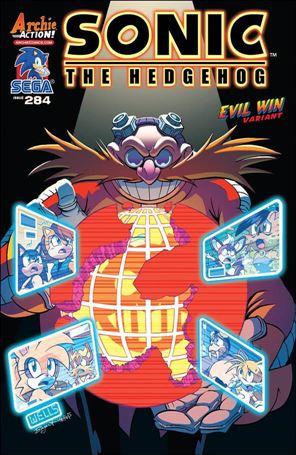 Sonic the Hedgehog (1993) issue 284-B  Lamar Wells Cover