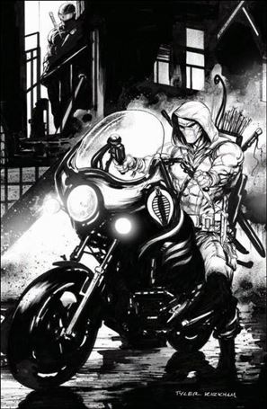 Snake Eyes: Deadgame issue 2-E Tyler Kirkham Frankie's Comics B&W Cover 1/500