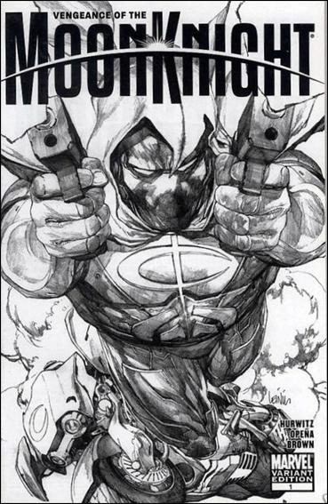 Vengeance of the Moon Knight issue 1-D Leinil Francis Yu 1:50 Sketch Cover