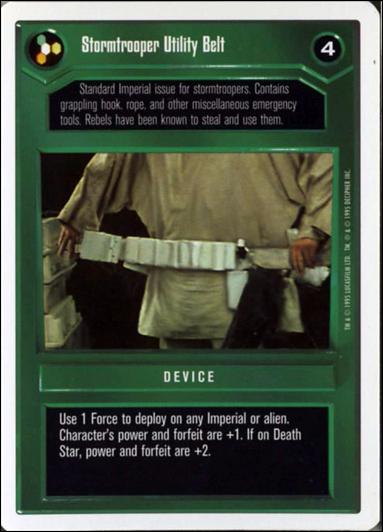 Star Wars: Premiere Unlimited (Base Set) card 45 Stormtrooper Utility Belt