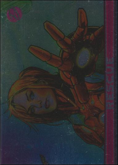 Marvel Dangerous Divas (Parallel Foil Base Set) card 53 Rescue