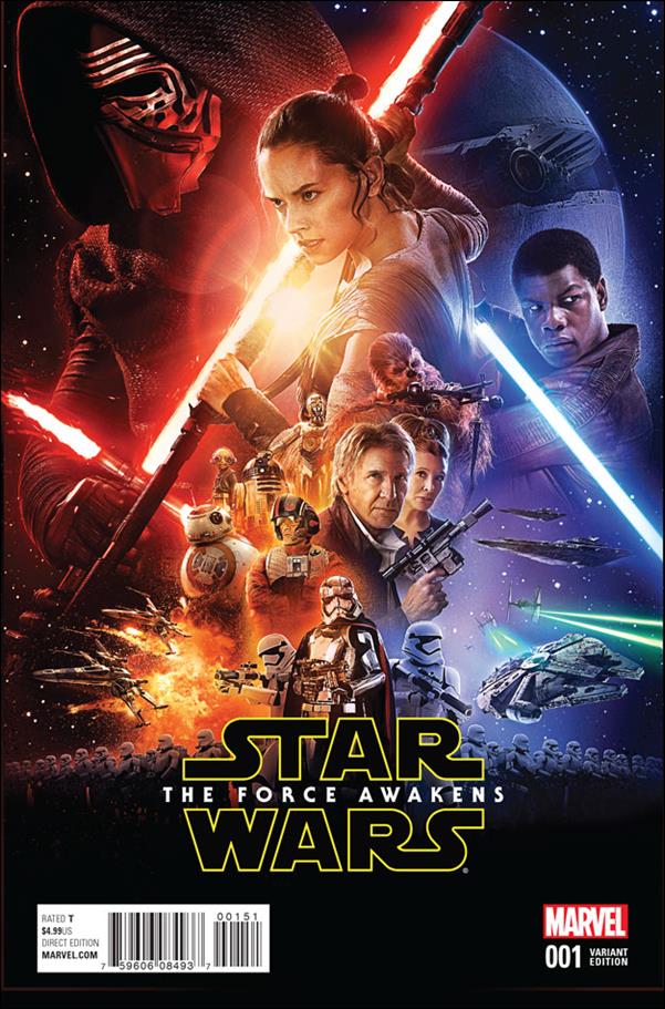 Star Wars: The Force Awakens Adaptation issue 1-B 1:15 Movie Poster Cover