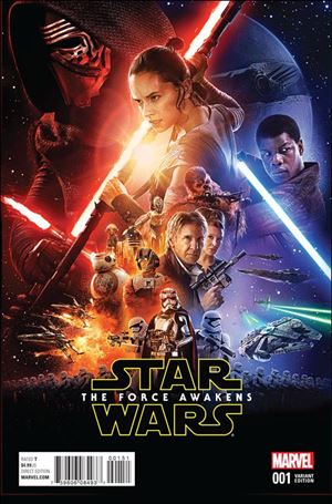 Star Wars: The Force Awakens Adaptation issue 1-B 1:15 Movie Poster Cover