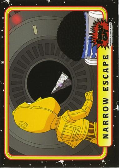 Family Guy Presents Episode IV A New Hope (Base Set) card 12 Narrow Escape