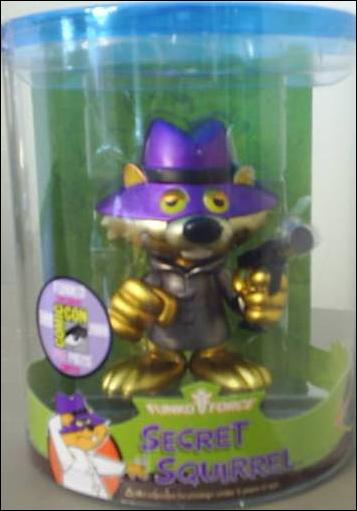 Funko Force (Hannah Barbera) figure 3-B 2009 SDCC Metallic Secret Squirrel 1/196