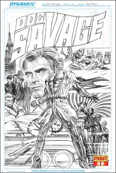Doc Savage (2013) issue 1-C Alex Ross 1:200 Sketch Cover