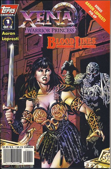 Xena: Warrior Princess: Bloodlines issue 1 Aaron Lopresti Cover