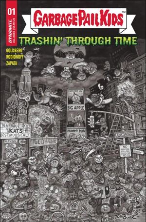 Garbage Pail Kids: Trashin' Through Time issue 1-F Tom Bunk 1:10 B&W Cover