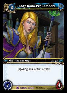 World of Warcraft: Heroes of Azeroth (Base Set) card 195 Lady Jaina Proudmoore