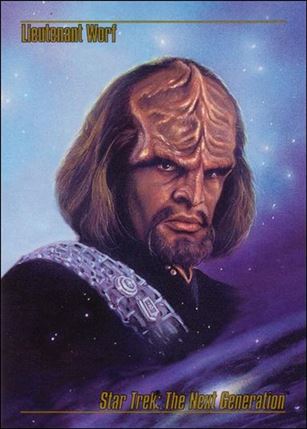 Star Trek Master Series: Series 1 (Base Set) card 11 Lieutenant Worf