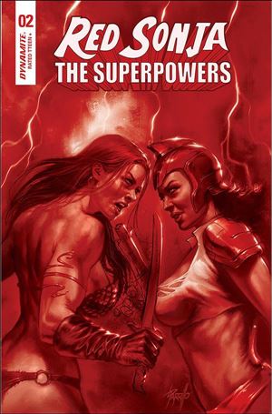 Red Sonja: The Superpowers issue 2-ZC Lucio Parrillo Red Cover