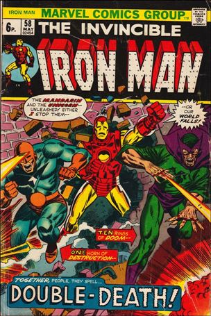 Iron Man (1968) issue 58-B UK Price Cover