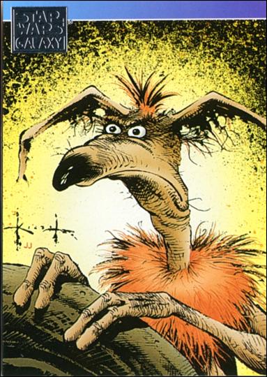 Star Wars Galaxy: Series 1 (Factory Base Set) card 105 Sam Kieth (B)