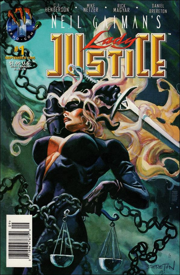 Neil Gaiman's Lady Justice (1995) issue 1 Dan Brereton Cover