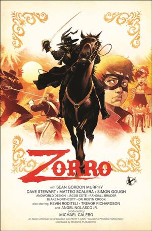Zorro: Man of the Dead issue 1-C Matteo Scalera Movie Poster Cover