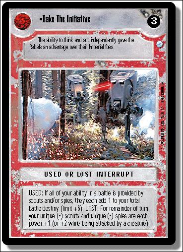 Star Wars: Endor Limited (Base Set) card 153 Take The Initiative