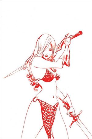 Red Sonja (2019) issue 23-Q Jae Lee 1:35 Red Line Art Virgin Cover