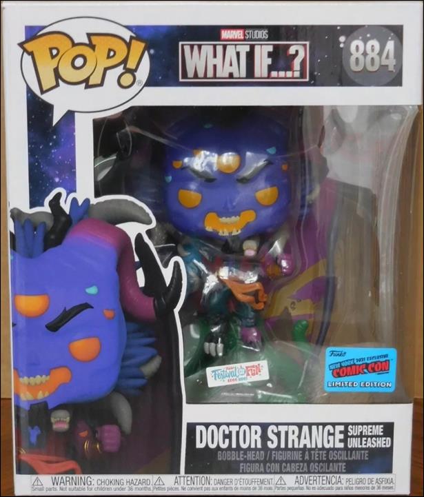 POP! Marvel figure 884 Doctor Strange Supreme Unleashed Festival of Fun