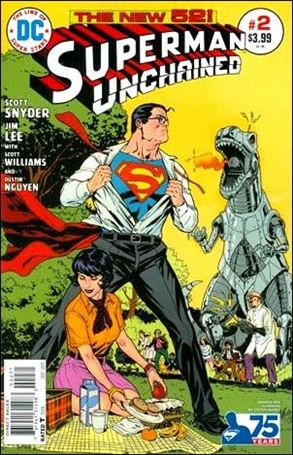 Superman Unchained issue 2-I Victor Ibanez 1:50 Bronze Age Cover
