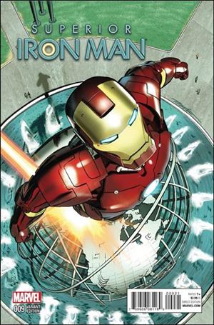 Superior Iron Man issue 9-B Mike Mayhew New York City Cover