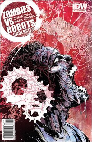 Zombies vs Robots: Undercity issue 1-B Garry Brown Cover