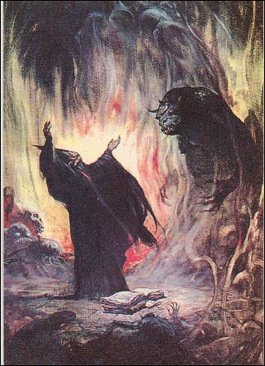 Frazetta (Base Set) card 36 The Sorcerer