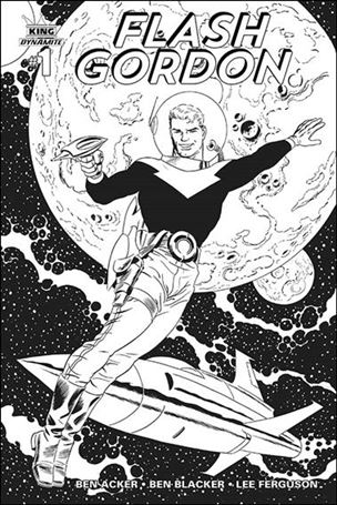 King: Flash Gordon issue 1-B Darwyn Cooke 1:10 Black & White Cover