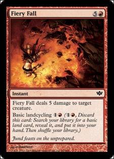 Magic the Gathering: Conflux (Base Set) card 63 Fiery Fall