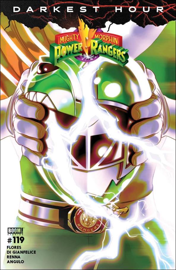 Mighty Morphin Power Rangers issue 119-C Goñi Montes Helmet Cover