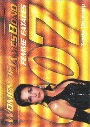 Women of James Bond in Motion (Femme Fatales Subset)  card F7 Famke Janssen as Xenia Onatopp - GoldenEye