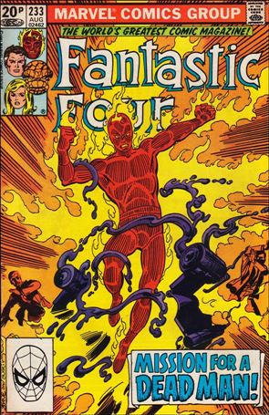 Fantastic Four (1961) issue 233-B UK Price Cover
