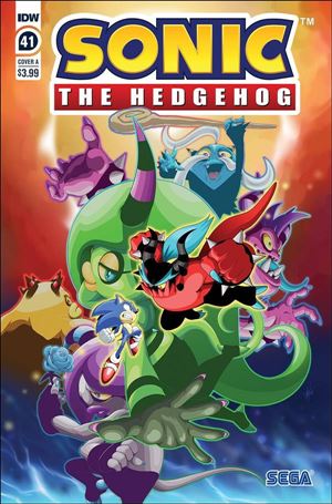 Sonic the Hedgehog (2018) issue 41 Adam Bryce Thomas Cover